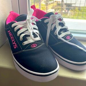 Heels Black and Pink Pro 20 Wheeled Sneakers